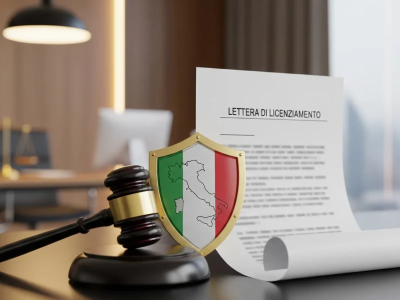 licenziamento-illegittimo-diritti-tutele-lavoratore-avvocato-parma Rappresentazione della tutela legale contro il licenziamento illegittimo a Parma: martelletto del giudice, scudo di protezione e lettera di licenziamento. Guida ai diritti del lavoratore fornita dallo Studio Legale Mancaniello & Partners.